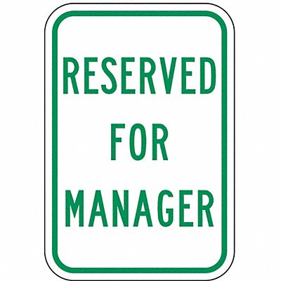 LYLE RP12812HA Employee Parking Sign 18 x 12