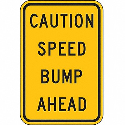 LYLE TR03412HA Speed Bump Traffic Sign 18 x 12