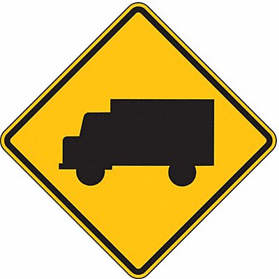 LYLE W111030DA Truck Pictogram Traffic Sign 30 x 30