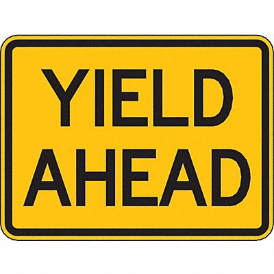 LYLE W32P24HA Yield Ahead Traffic Sign 18 x 24