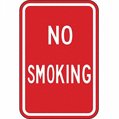 LYLE SM02312HA No Smoking Sign 18 inx12 in Aluminum