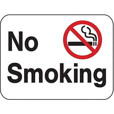 LYLE SM02224HA No Smoking Sign 18 inx24 in Aluminum
