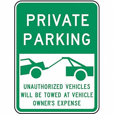 LYLE RP12418HA Private Parking Sign 24 x 18