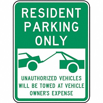 LYLE RP12618HA Resident Parking Sign 24 x 18