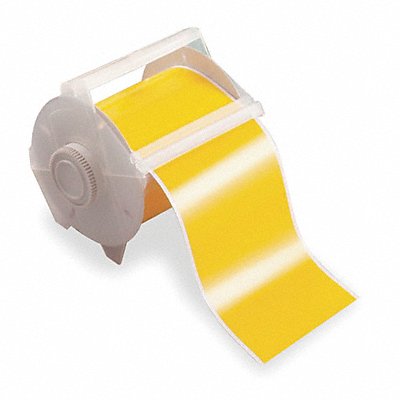 BRADY 113117 F0285 Tape Yellow 100 ft L 1-1/8 in W