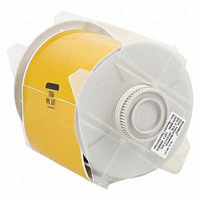 BRADY 113114 F0283 Tape Yellow 100 ft L 4 in W