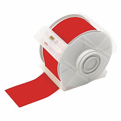 BRADY 113120 F0284 Tape Red 100 ft L 2-1/4 in W