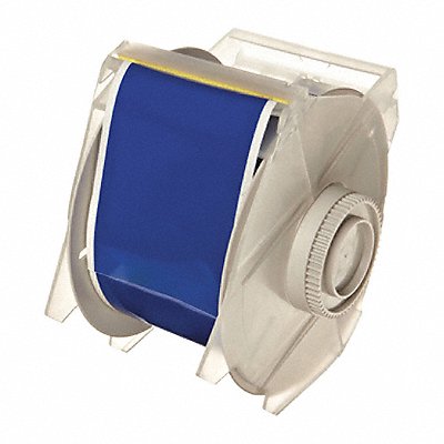 BRADY 113128 F0284 Tape Blue 100 ft L 2-1/4 in W