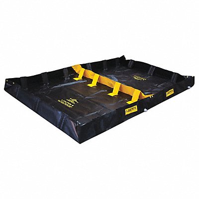 JUSTRITE 28570 Decon Berm Hazmat 2 Compartment 8 In.