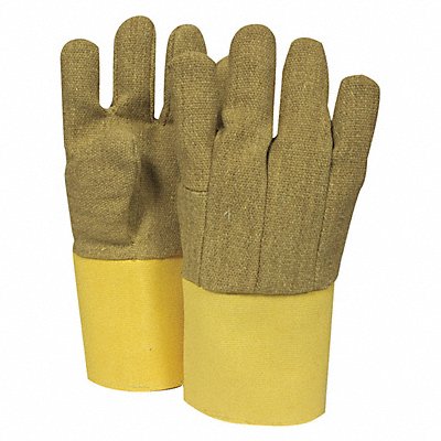 NATIONAL SAFETY APPAREL G64PBVB07214 Thermal Gloves Brown PBI/Kevlar(R) PR