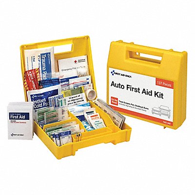FIRST AID ONLY FAO340LAB07 First Aid Kit w/House 137pcs 2.5x8 Yellow