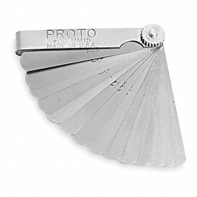 PROTO J00MM15 Feeler Gauge Set Dimension Type Metric