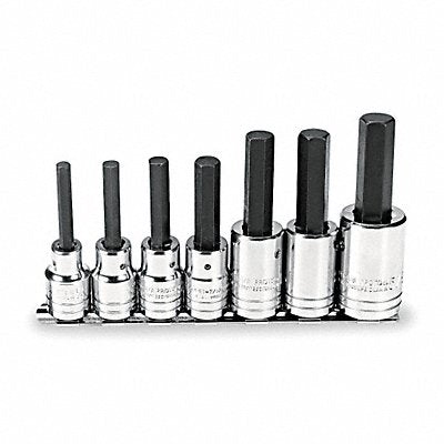 PROTO J54417 Socket Bit Set Steel DrSz 1/2 in