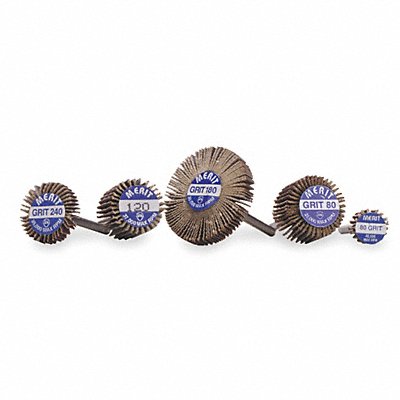 MERIT 8834138005 Flap Wheel Test Kit 13/16 in Dia