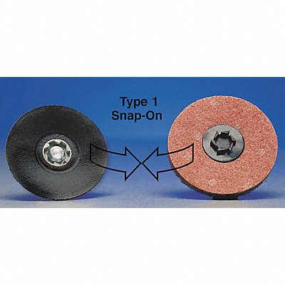 MERIT 69957399770 Quick Change Disc 1 1/2 in Dia TP PK100