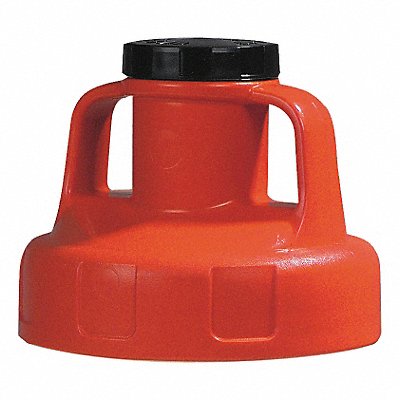 OIL SAFE 100206 G3512 Utility Lid Orange Plastic 4 3/4 in H