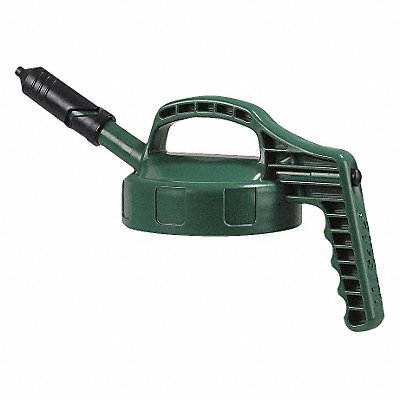 OIL SAFE 100403 G3514 Mini Spout Lid Green Plastic 7 1/2 in H