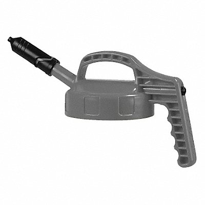 OIL SAFE 100404 G3514 Mini Spout Lid Grey Plastic 7 1/2 in H