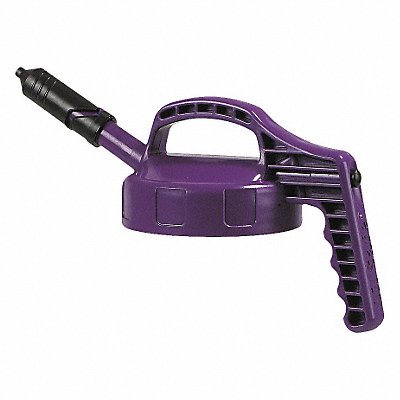 OIL SAFE 100407 G3514 Mini Spout Lid Purple Plastic 7 1/2 in H