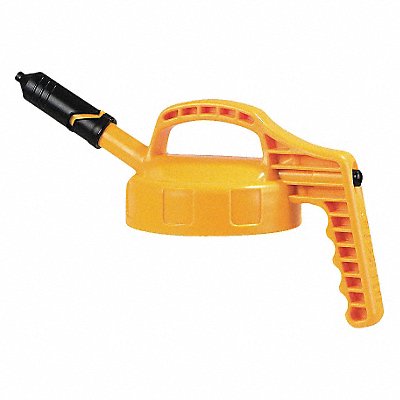 OIL SAFE 100409 G3514 Mini Spout Lid Yellow Plastic 7 1/2 in H