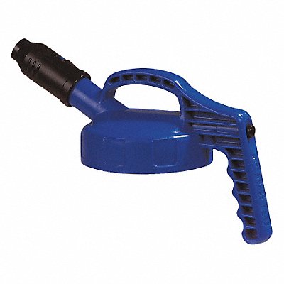 OIL SAFE 100502 G3515 Stumpy Spout Lid Blue Plastic 8 1/4 in H
