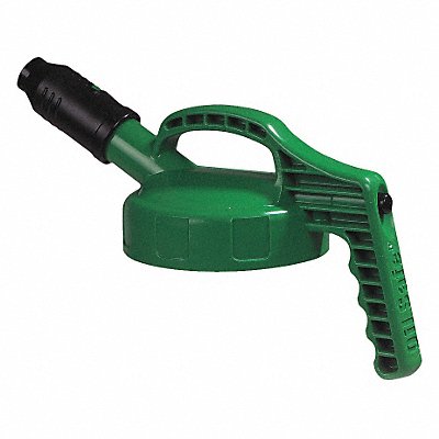OIL SAFE 100505 G3515 Stumpy Spout Lid Green Plastic