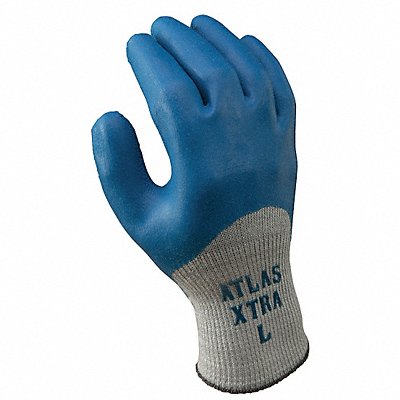 SHOWA 305L09 Coated Gloves Blue/Grey L PR