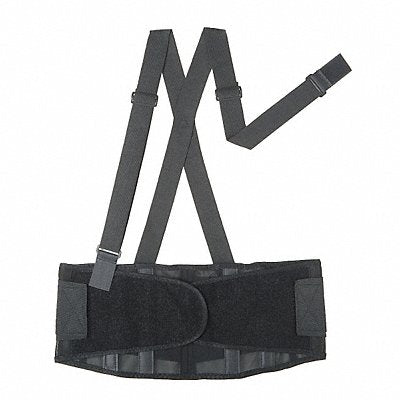 CONDOR 3RVA1 D0588 Back Support w/Stay Black Polyester XL