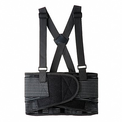 CONDOR 3RVC3 D0592 Back Support Black Elastic M