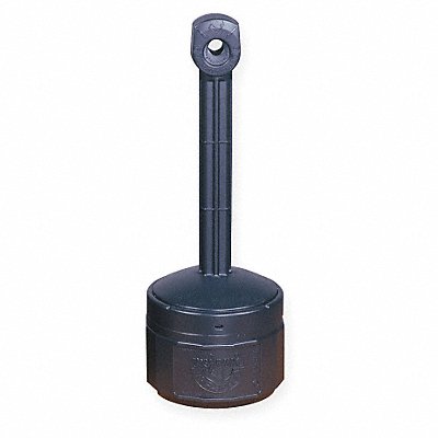 JUSTRITE 26806D D0291 Cigarette Receptacle 1 gal Black