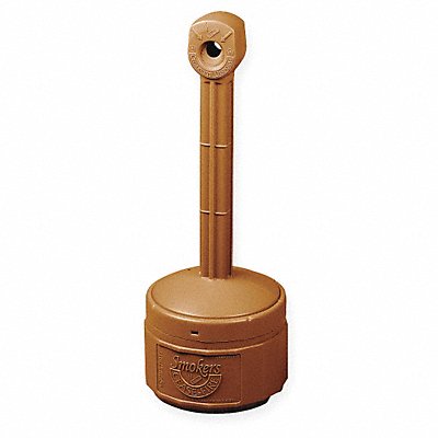 JUSTRITE 26806T D0291 Cigarette Receptacle 1 gal Terra Cotta