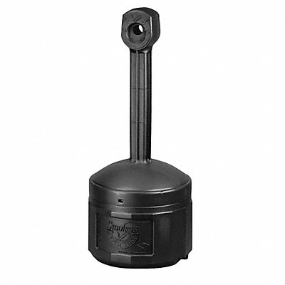 JUSTRITE 26800D D0292 Cigarette Receptacle 4 gal Black