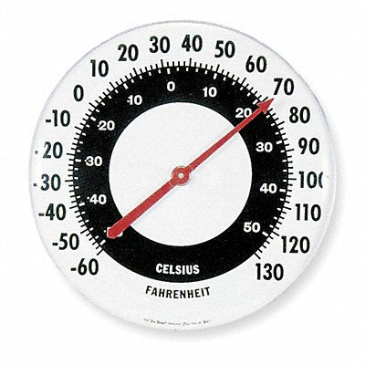 TAYLOR 68162 Analog Thermometer -60 to 120 Degree F