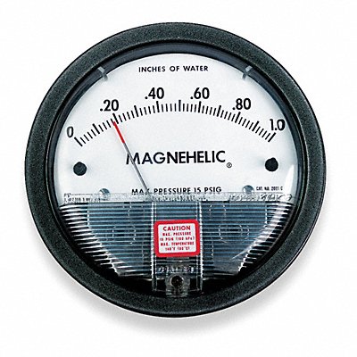 DWYER 2310 Pressure Gauge 5 In to 0 to 5 In H2O
