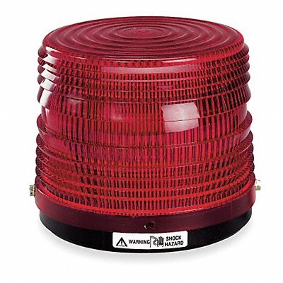 FEDERAL SIGNAL 141ST120R Warning Light Strobe Tube Red 120VAC
