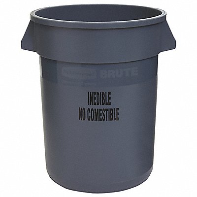 RUBBERMAID COMMERCIAL PRODUCTS FG263256Grey Utility Container 32 gal Grey