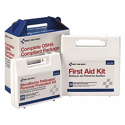 FIRST AID ONLY 3TCN2 FirstAid Kit w/House 225pcs 5.75x11 WHT