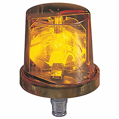 FEDERAL SIGNAL 225120A Warning Light Incandescent Amber 120VAC