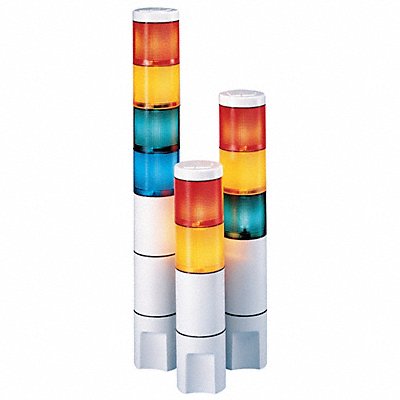 FEDERAL SIGNAL MSL2120AR Status Indicator Amber/Red 120VAC
