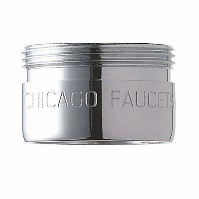 CHICAGO FAUCETS E34JKABCP Aerated Outlet Brass 13/16 in - 27