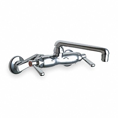 CHICAGO FAUCETS 445ABCP Straight Chrome Chicago Faucets 2.2gpm