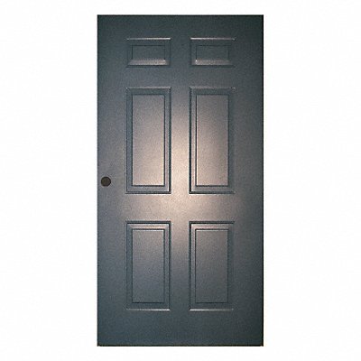 CECO CSPDFL3068CYLCE Six Panel Steel Door 80x36 Cylindrical
