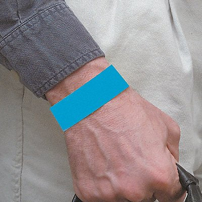 BRADY 95100 D0077 Wristband Blue Numbered PK500