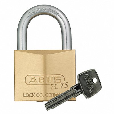 ABUS 7530KD Keyed Padlock 5/8 in Square Silver