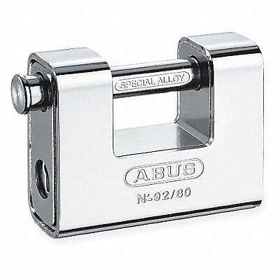 ABUS 9280KD Keyed Padlock 1 29/64 in Rectangle Gold