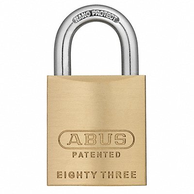 ABUS 8345RKKD300 Keyed Padlock 59/64 in Rectangle Gold