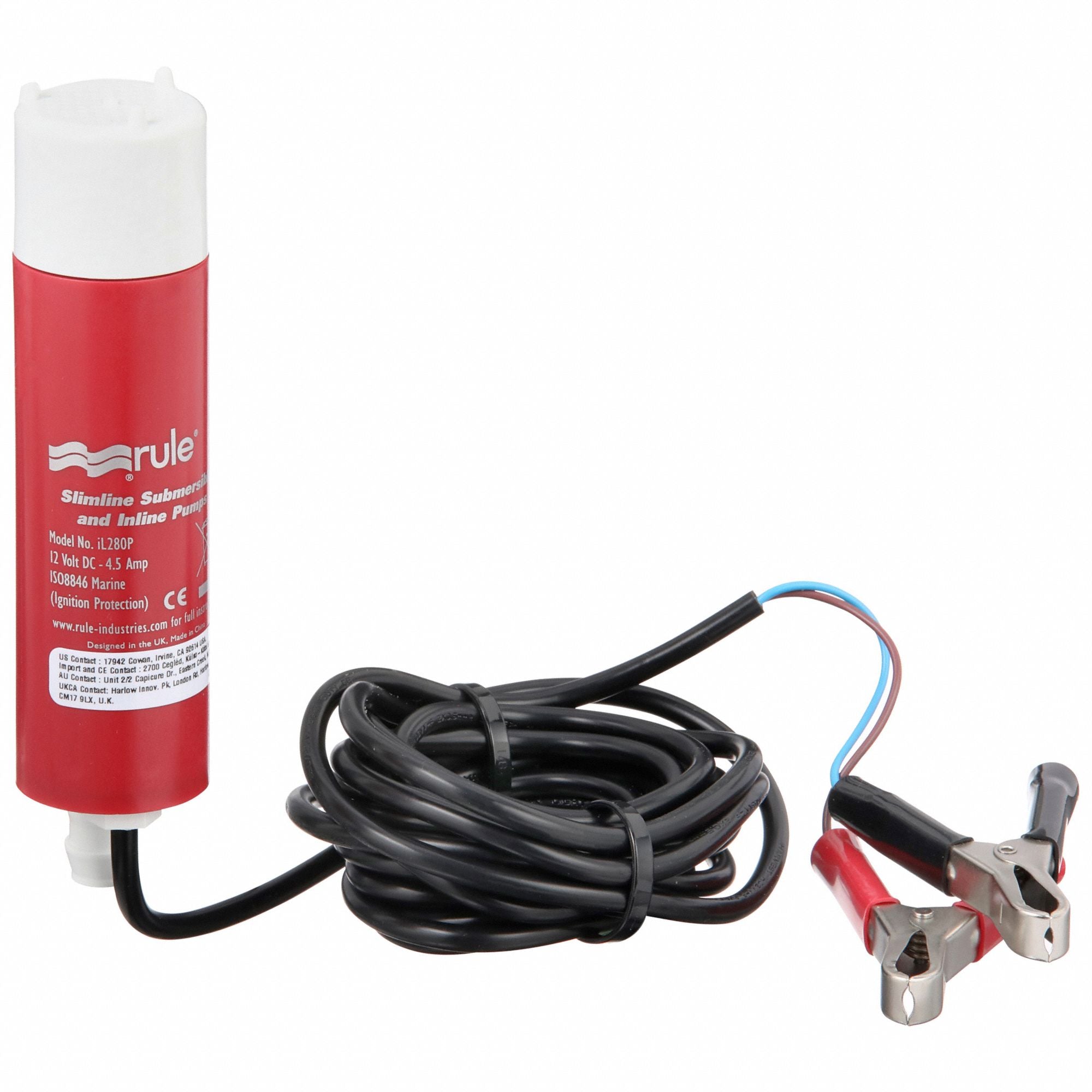 RULE IL280P Marine Utility Pump 12V DC 32 ft Max