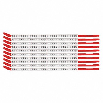 BRADY SCN102 Wire Marker Wand Preprinted Sleeve PK10