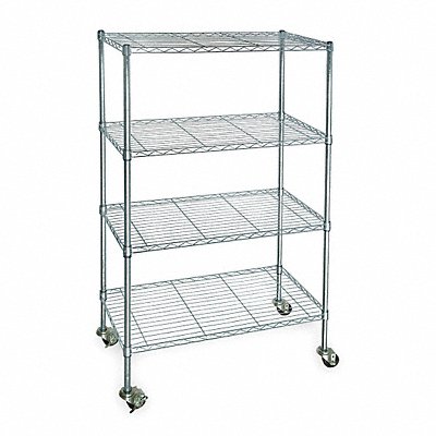 GRAINGER 3TPC5 Wire Shelving 24x68x36in Shelf Capacity 150lb
