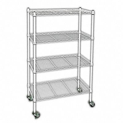 GRAINGER 3TPE7 Wire Shelving 24x68x36in Shelf Capacity 150lb